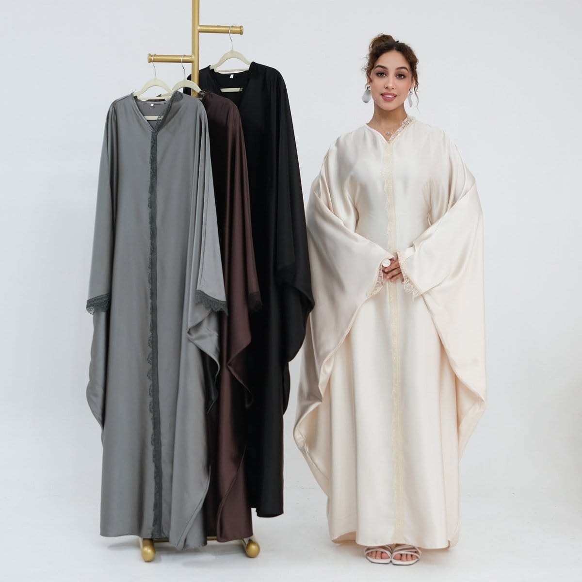 Butterfly Batwing Abaya(MA442) - A-1 Thread Vault