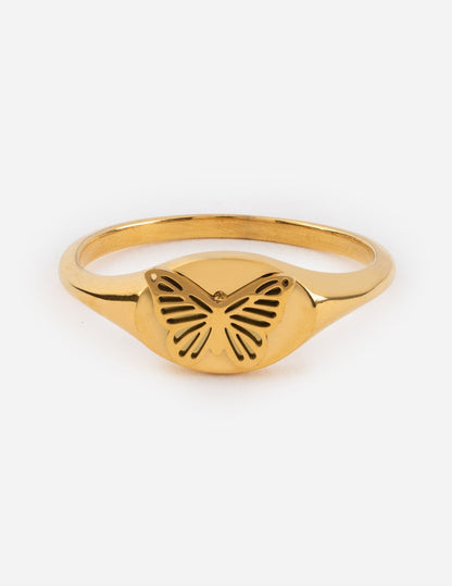 Butterfly Signet Ring - A-1 Thread Vault