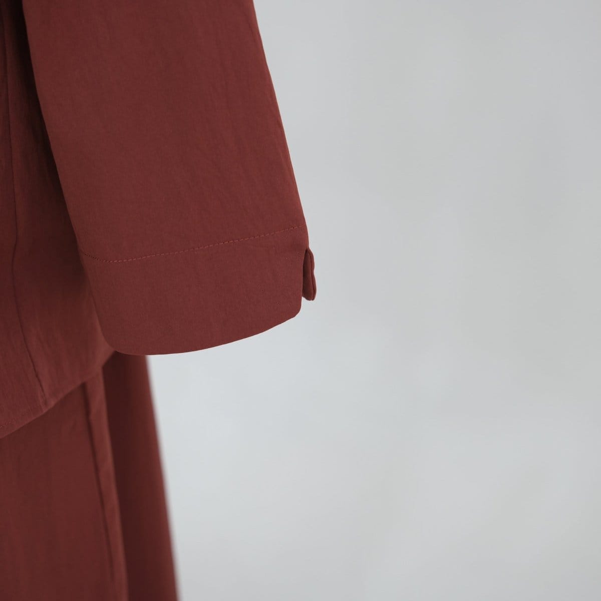 Button-Front Longline Top & Wide-Leg Trouser Set(MS456) - A-1 Thread Vault