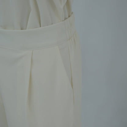 Button-Front Longline Top & Wide-Leg Trouser Set(MS456) - A-1 Thread Vault