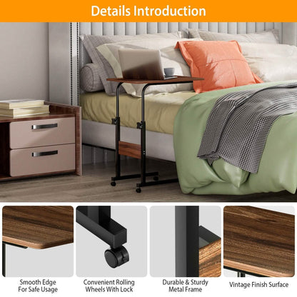 C Side Laptop Small Slim Snack Side Table - A-1 Thread Vault