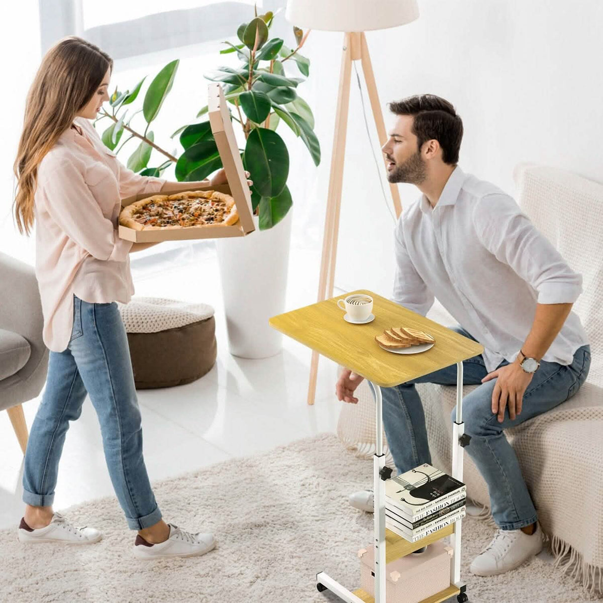 C Side Laptop Small Slim Snack Side Table - A-1 Thread Vault