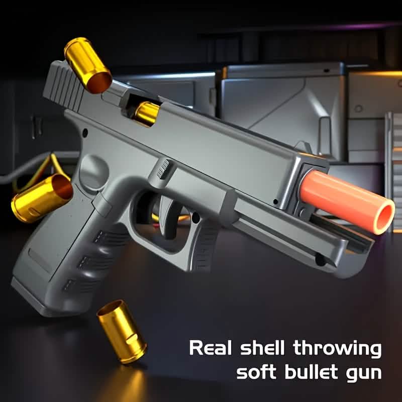 Semi-Automatic Foam Bullet Toy Pistol for Kids (8+) - A-1 Thread Vault