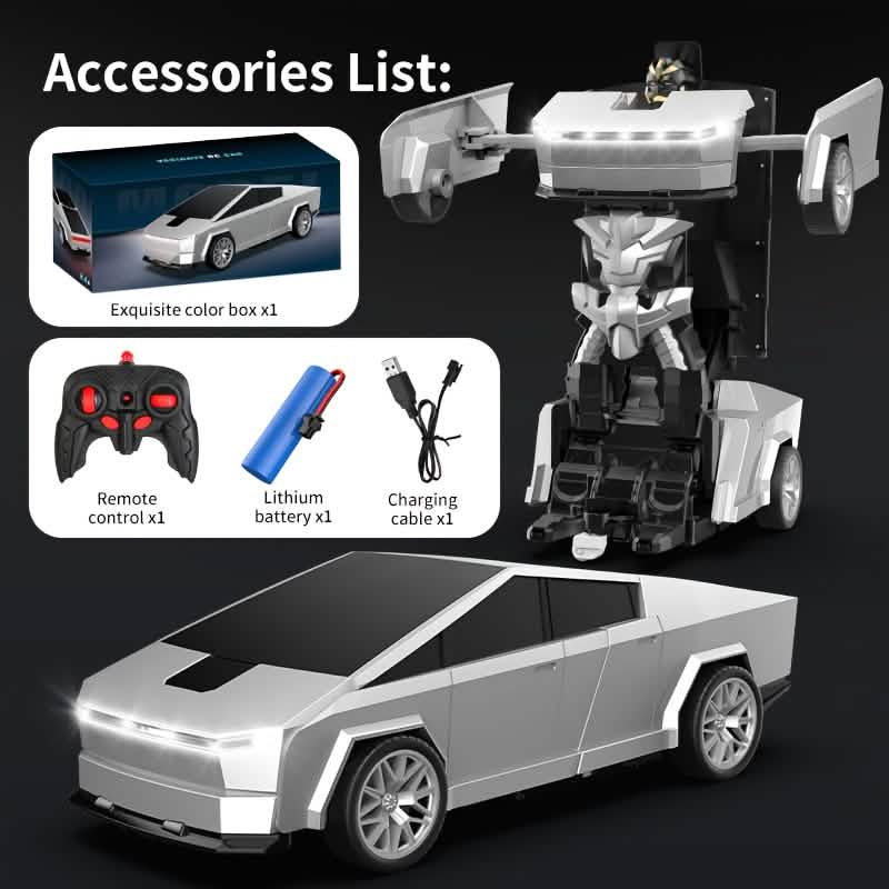 2.4GHz Remote Control Off-Road Car – Robot Transforming, LED Lights - A-1 Thread Vault