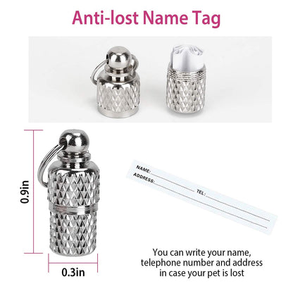 Ca2-Pack: Adjustable Kitten Collar with Bell Name Tag - A-1 Thread Vault