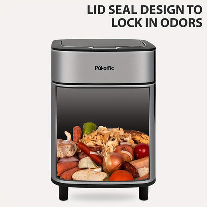 Automatic Stainless Steel Sensor Trash Can – Hands-free Quiet Close & Odor-Control System - A-1 Thread Vault