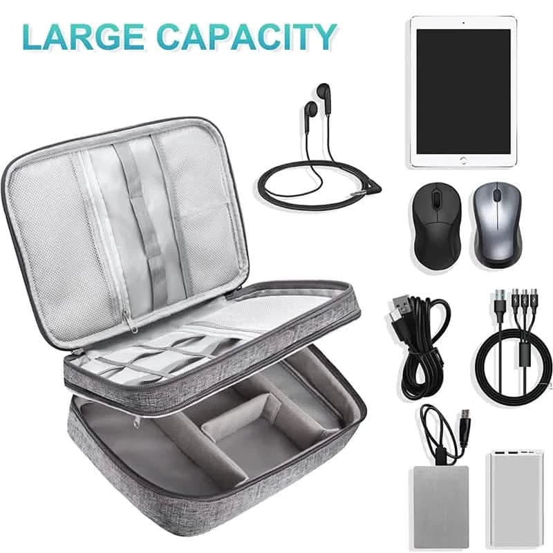 Cable Storage Bag Waterproof Digital Electronic Organizer - A-1 Thread Vault