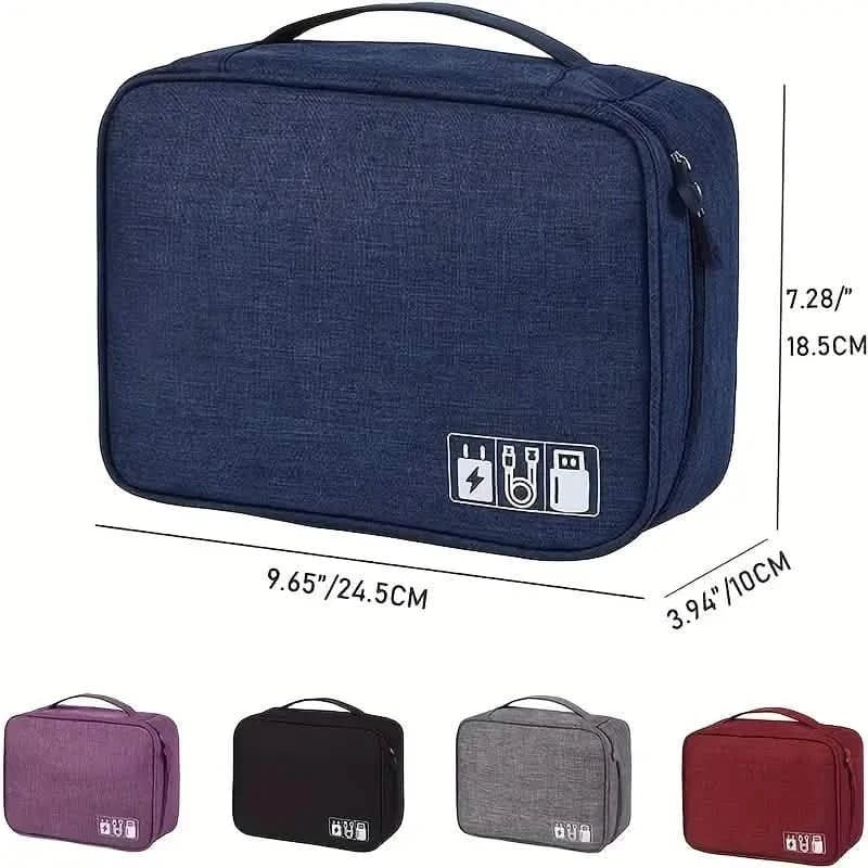 Cable Storage Bag Waterproof Digital Electronic Organizer - A-1 Thread Vault