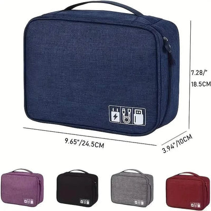 Cable Storage Bag Waterproof Digital Electronic Organizer - A-1 Thread Vault