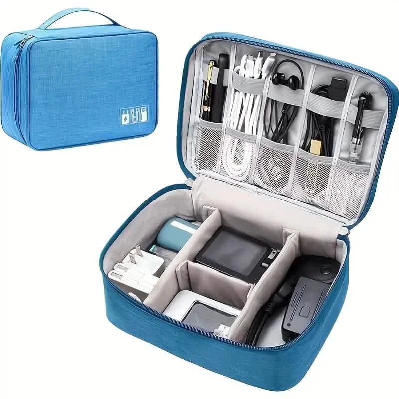 Cable Storage Bag Waterproof Digital Electronic Organizer - A-1 Thread Vault