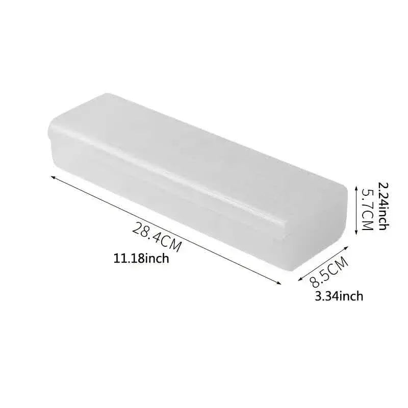 Cable Storage Box Large Capacity Transparent Multi-compartments Desktop Charging Cable Case - A-1 Thread Vault