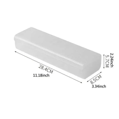 Cable Storage Box Large Capacity Transparent Multi-compartments Desktop Charging Cable Case - A-1 Thread Vault