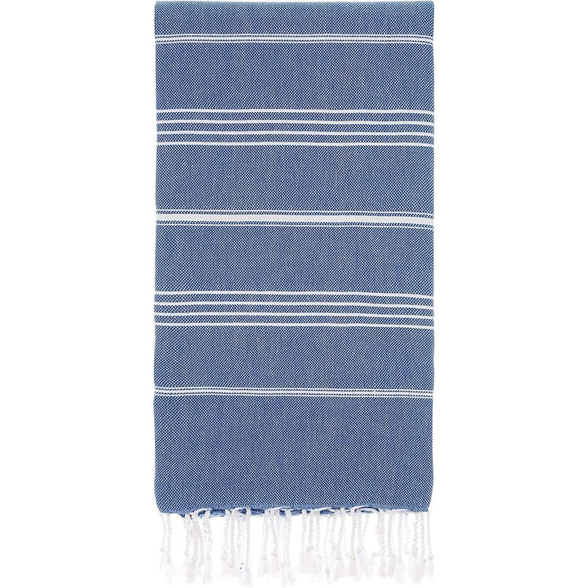 Cacala Pure Series Lightweight 100% Turkish Cotton Super Soft Peshtemal Luxury Bath Towel - A-1 Thread Vault