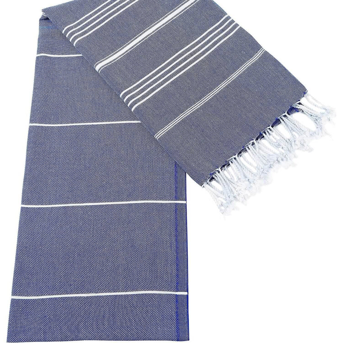 Cacala Pure Series Lightweight 100% Turkish Cotton Super Soft Peshtemal Luxury Bath Towel - A-1 Thread Vault
