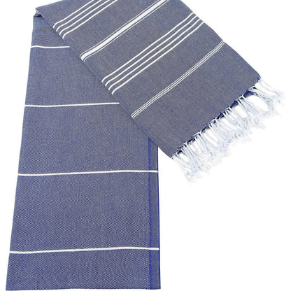 Cacala Pure Series Lightweight 100% Turkish Cotton Super Soft Peshtemal Luxury Bath Towel - A-1 Thread Vault