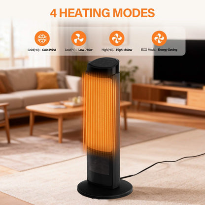 Portable Electric Space Heater with Remote & Thermostat - A-1 Thread Vault
