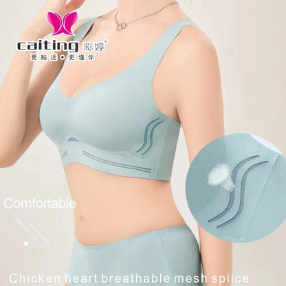 CAITING Seamless Bra Women good quality women underwear No trace Tops Sexy Wireless Women's Underwear Vest-style push-up bra - A-1 Thread Vault