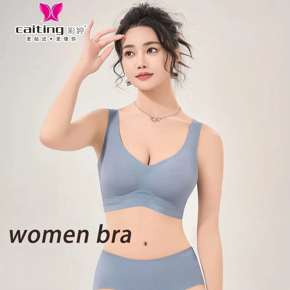 CAITING Seamless Bra Women good quality women underwear No trace Tops Sexy Wireless Women's Underwear Vest-style push-up bra - A-1 Thread Vault
