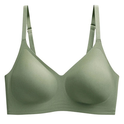 CAITING Seamless Wireless Bra for Women – Ultra-Soft Comfortable Everyday Lingerie with Light Support, Invisible Under T-Shirts - A-1 Thread Vault