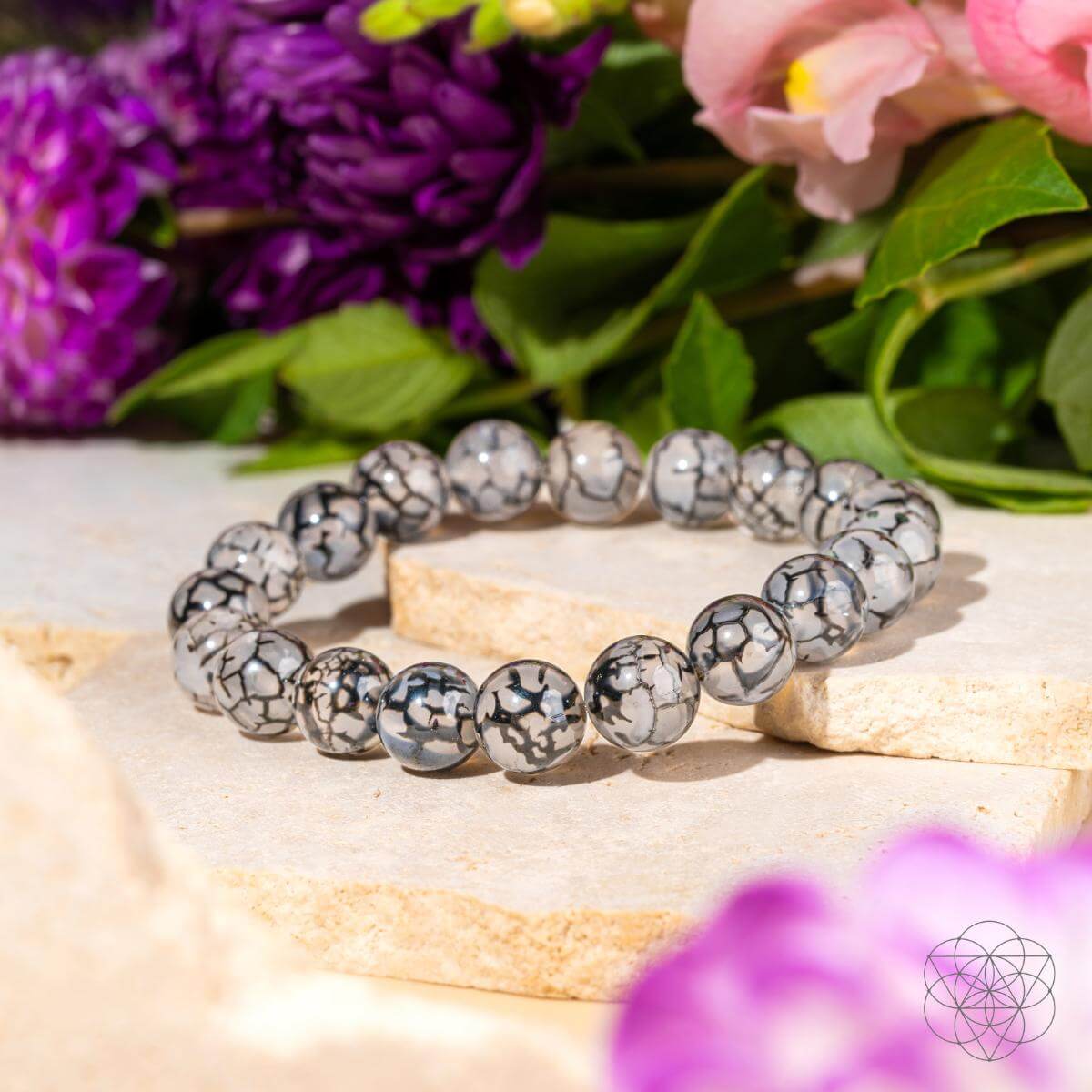 Calm in the Chaos - River Agate Bracelet - A-1 Thread Vault