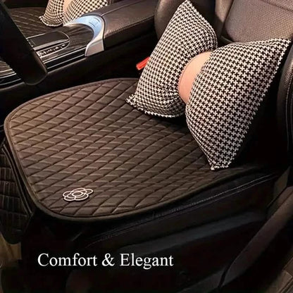 Camellia Flower Breathable Skidproof And Durable Car Seat Cushion - A-1 Thread Vault