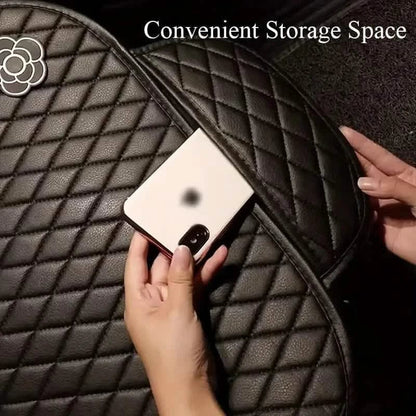 Camellia Flower Breathable Skidproof And Durable Car Seat Cushion - A-1 Thread Vault