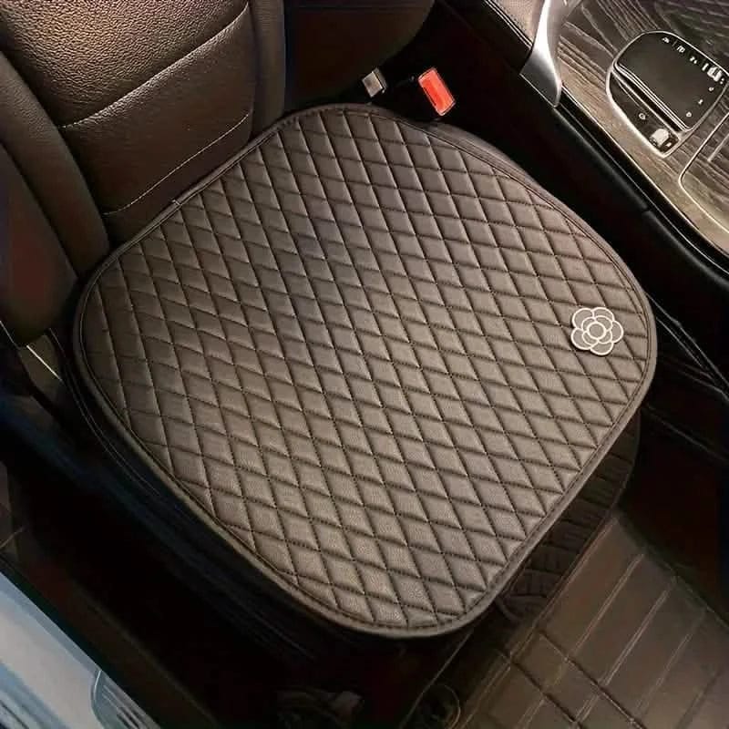 Camellia Flower Breathable Skidproof And Durable Car Seat Cushion - A-1 Thread Vault