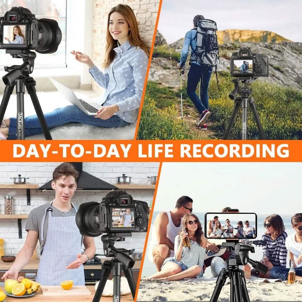 Camera Tripod 55-inch Aluminum Lightweight Tripod MLT01 - A-1 Thread Vault