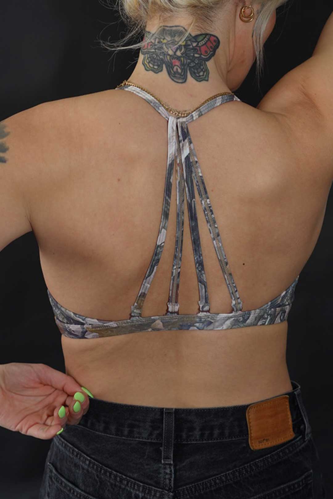 Bone Camo Minimal Sports Bra - A-1 Thread Vault