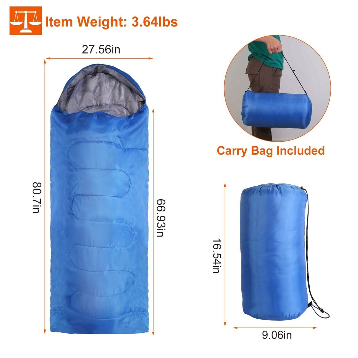 Camping Sleeping Bags for Adults - A-1 Thread Vault