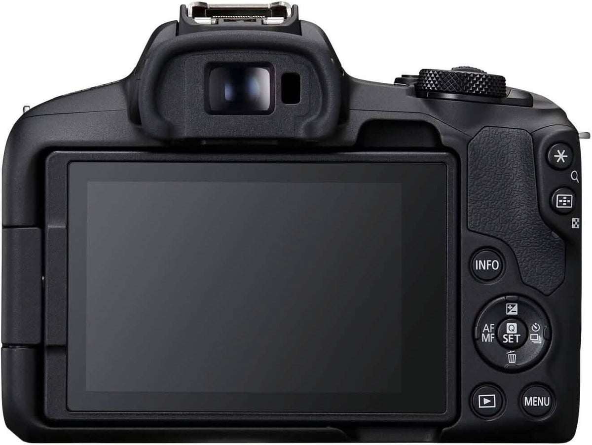 Canon EOS R50 4K Mirrorless Camera with RF-S 18-45mm f/4.5-6.3 IS STM Lens (Open-Box) - A-1 Thread Vault