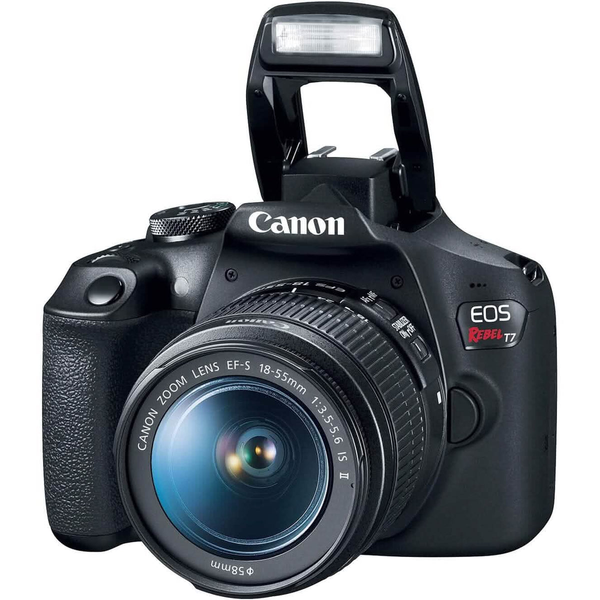 Canon EOS Rebel T7 DSLR Camera with 18-55mm Lens (Refurbished) - A-1 Thread Vault