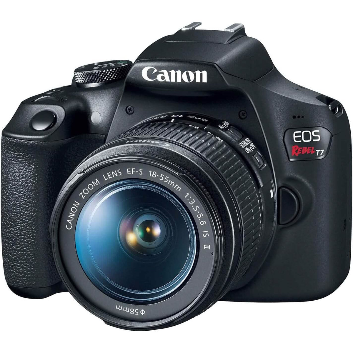 Canon EOS Rebel T7 DSLR Camera with 18-55mm Lens (Refurbished) - A-1 Thread Vault
