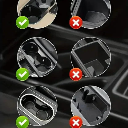 Car Adapter Adjustable Multifunctional Dual Cup Holder With Phone Holder Aromatherapy Organizer - A-1 Thread Vault