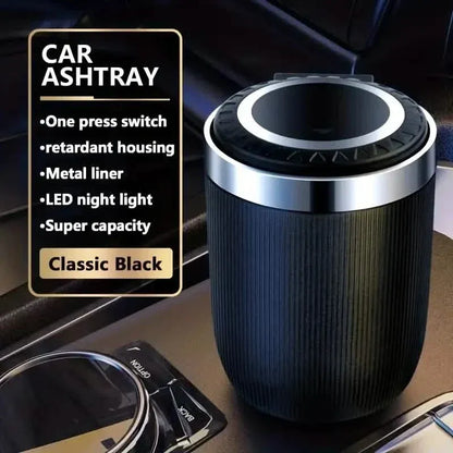Car Ashtray Multi-functional Universal Household Portable Metal Liner Ashtray - A-1 Thread Vault