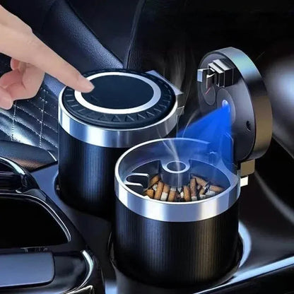 Car Ashtray Multi-functional Universal Household Portable Metal Liner Ashtray - A-1 Thread Vault
