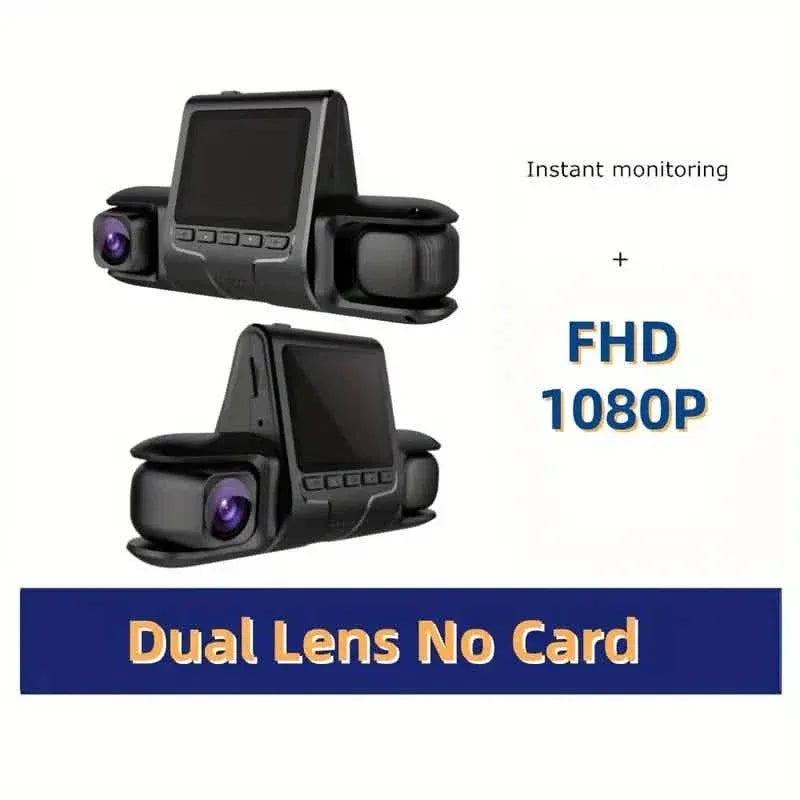 Car Dashcam Recorder, 2.0 Inch Screen Dual Lens HD Night Monitoring Mini Dash Cam - A-1 Thread Vault
