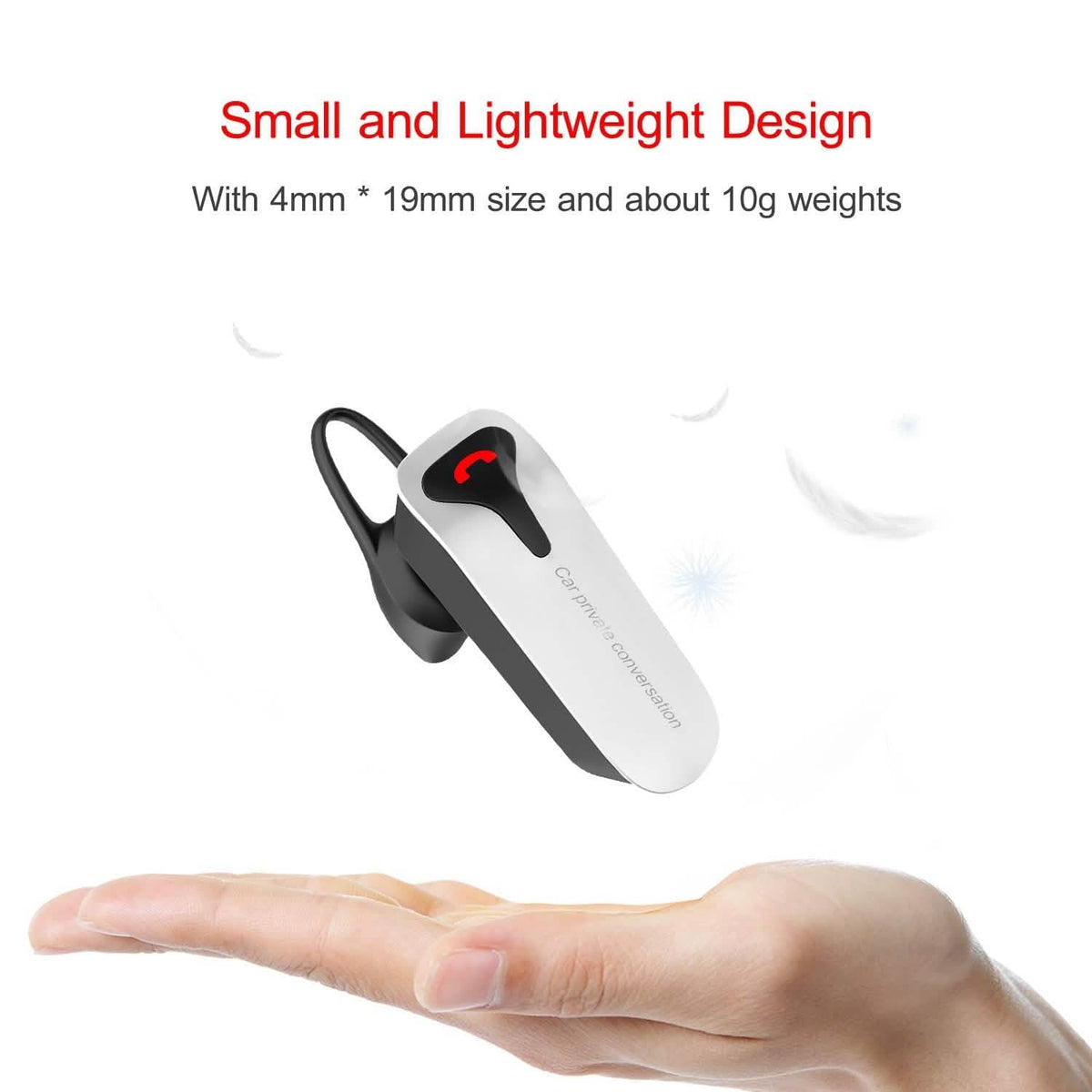 Car FM Transmitter with Wireless Earpiece 2 USB Charge Ports - A-1 Thread Vault