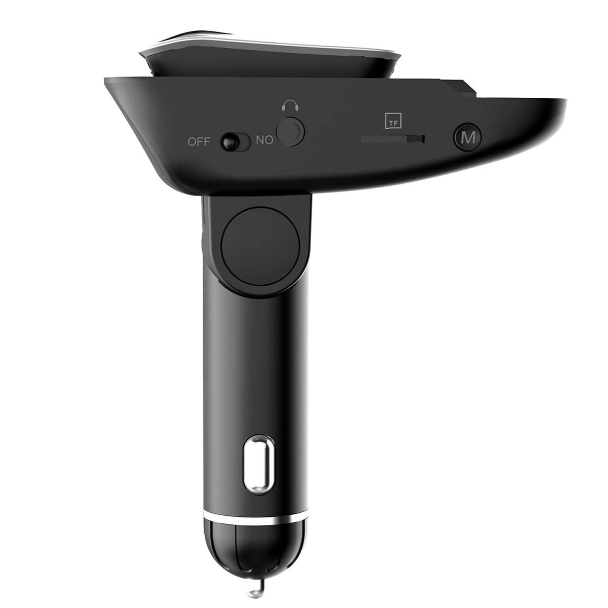Car FM Transmitter with Wireless Earpiece 2 USB Charge Ports - A-1 Thread Vault