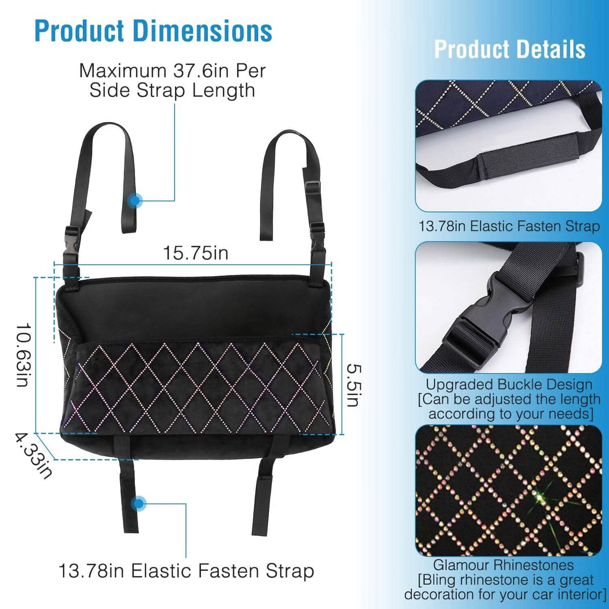 Car Handbag Purse Holder - A-1 Thread Vault