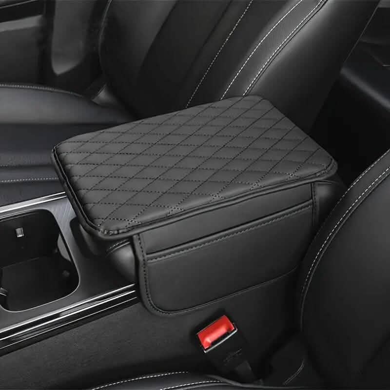 Car Interior Leather Armrest Storage Bag - A-1 Thread Vault