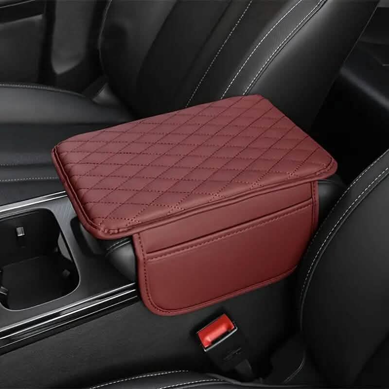 Car Interior Leather Armrest Storage Bag - A-1 Thread Vault