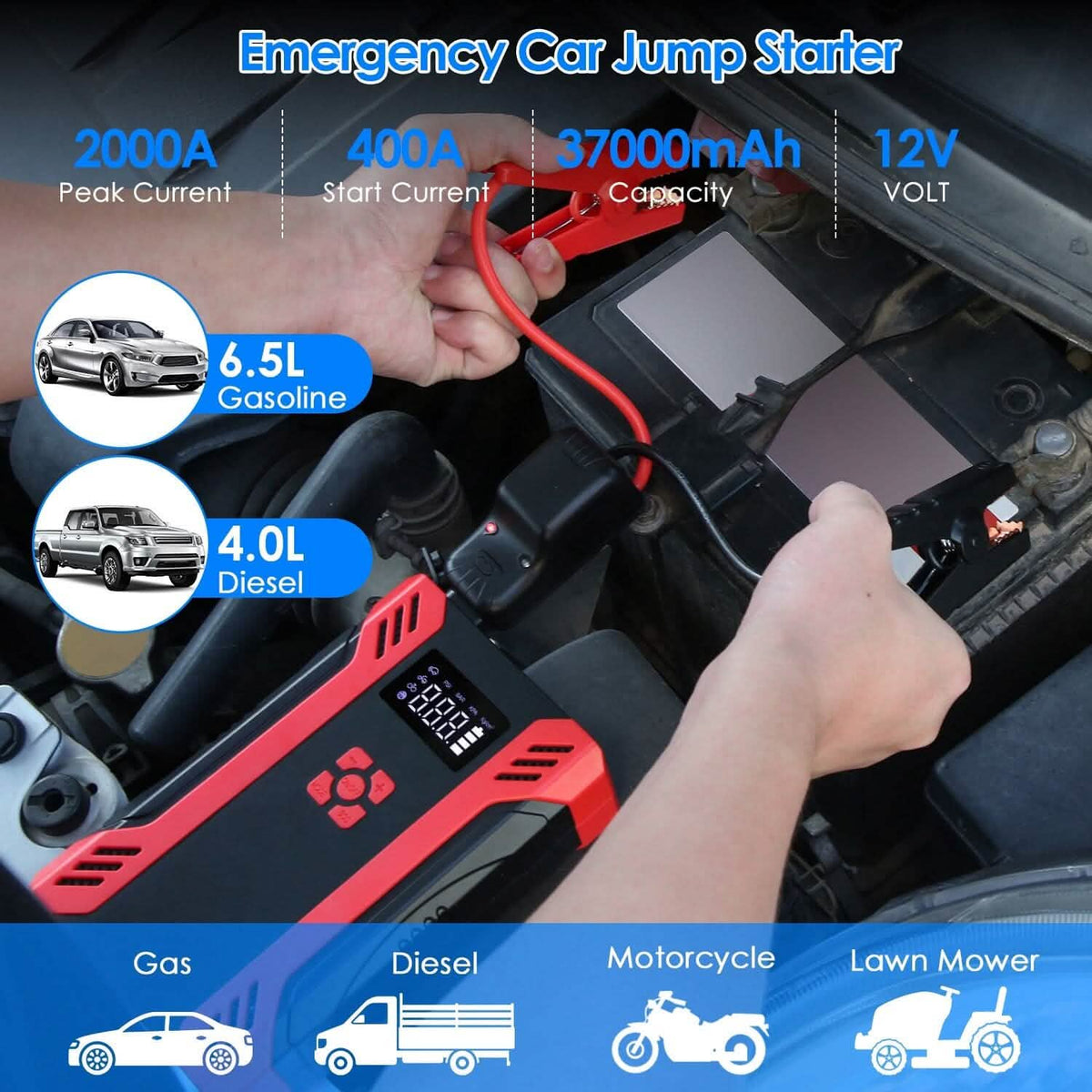 Car Jump Starter with Air Compressor - A-1 Thread Vault