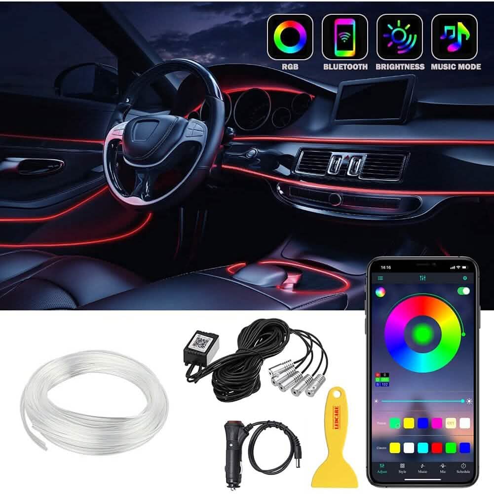 Car LED Strip Ambient Light Kit - A-1 Thread Vault