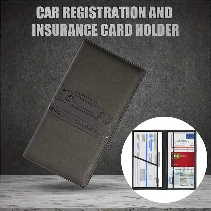 Car Long Multifunctional Driving License Holder Bag - A-1 Thread Vault