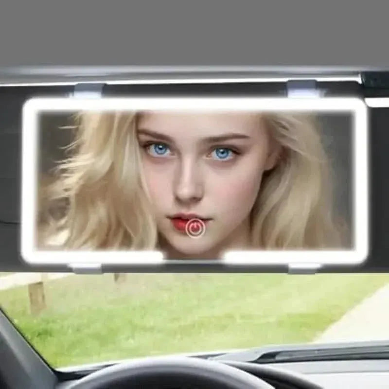 Car Mirror Vanity with LED Lights - A-1 Thread Vault