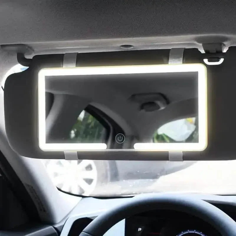 Car Mirror Vanity with LED Lights - A-1 Thread Vault