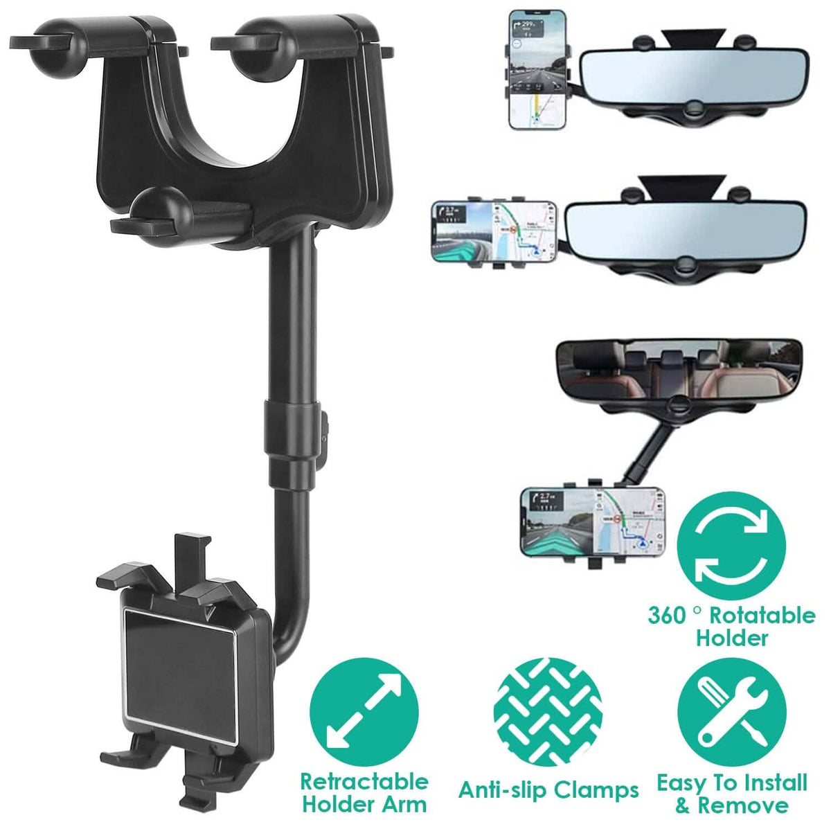 Car Mobile Phone Holder Bracket - A-1 Thread Vault