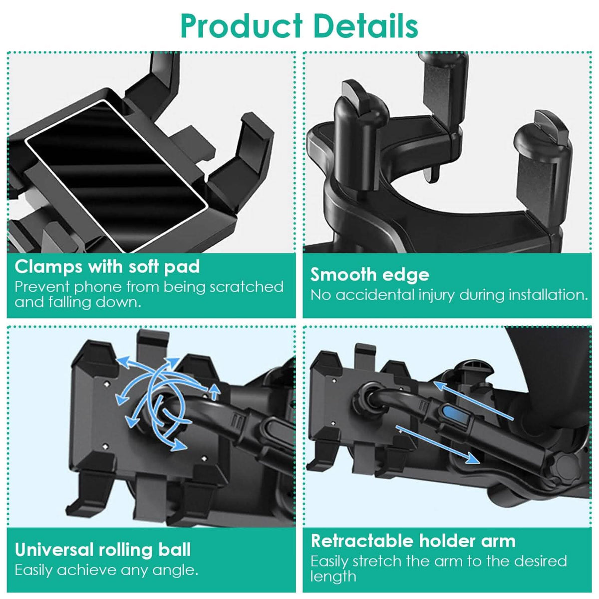 Car Mobile Phone Holder Bracket - A-1 Thread Vault