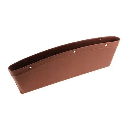 Car Organizer PU Leather Seat Slit Gap Pocket Storage - A-1 Thread Vault